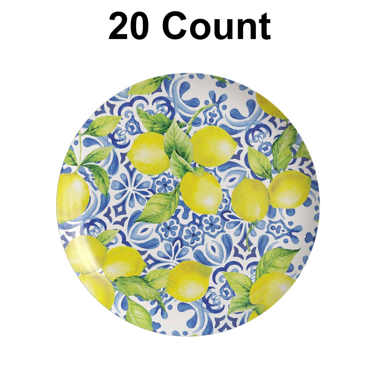20 Count Earthtrends Tuscan Design Paper Plates Add Rustic Elegance to Your Table 10 Inch